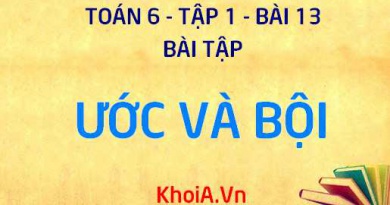 Bài tập Ước và Bội cơ bản - Toán 6 bài 13 tập 1